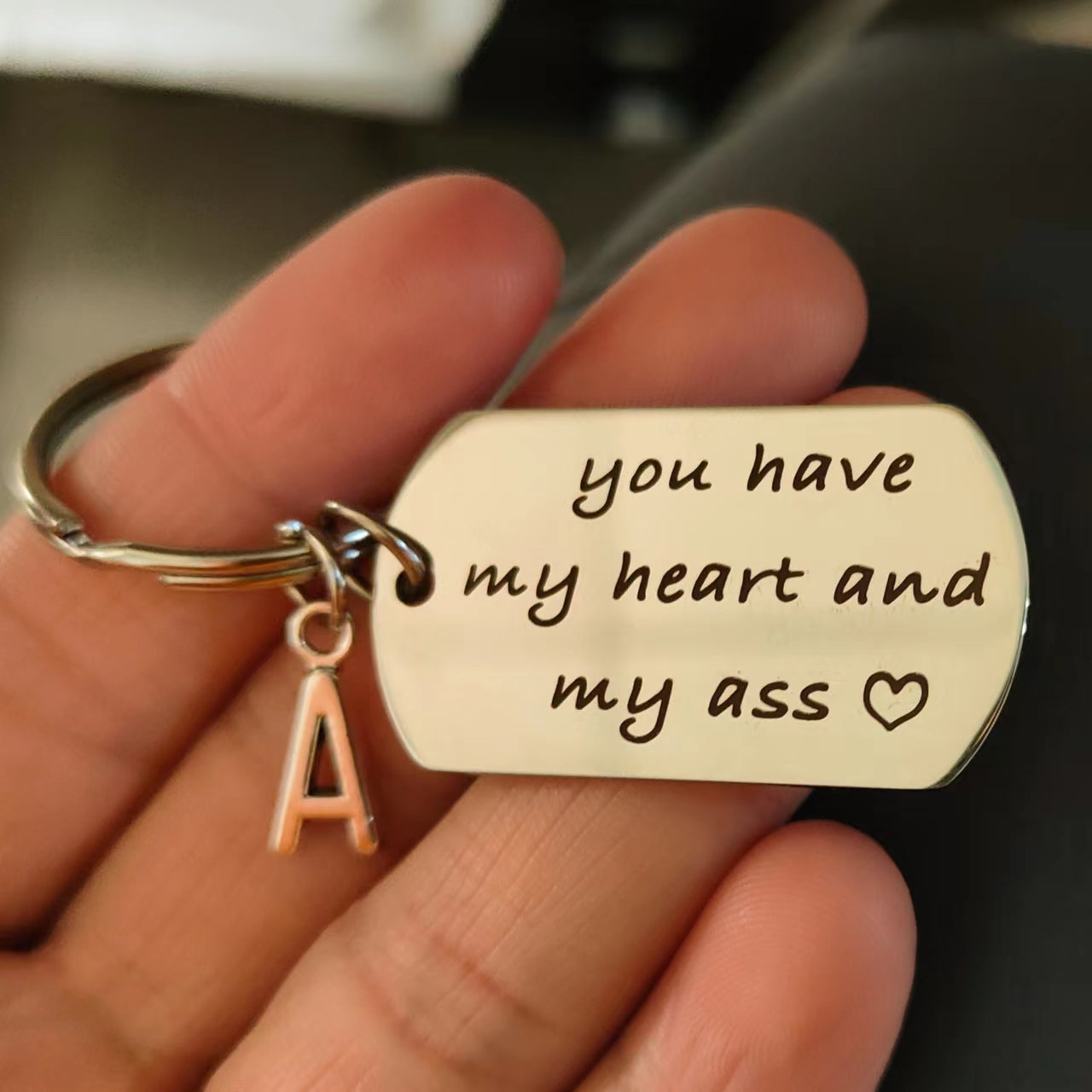 Letter Keychain