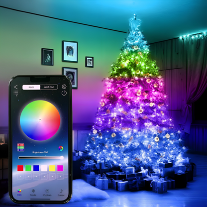 Smart Christmas tree lights (App Control)