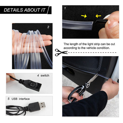Multi-Color Car Strip Lights
